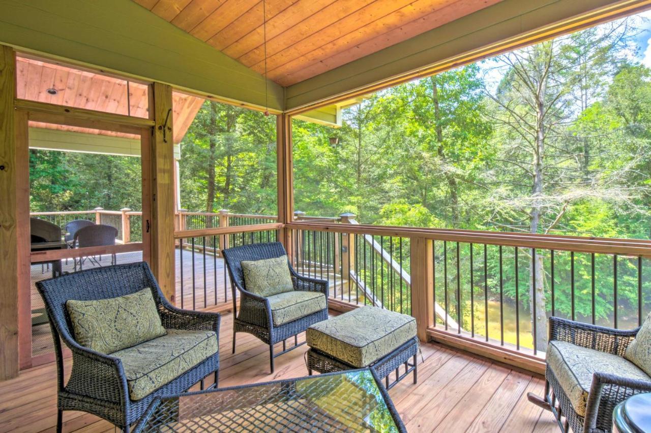 Cozy Riverside With Kayaks And Fire Pit Hébergement de vacances Dahlonega